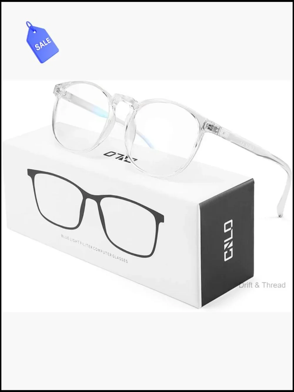 Blue Light Blocking Glasses Anti Eyestrain Lightweight TR90 Frame Computer